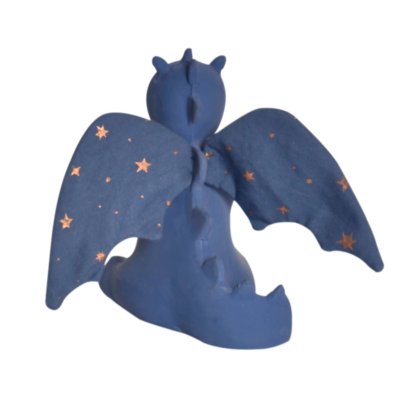 Dragon Natural Rubber Rattle w/Crinkle Wings