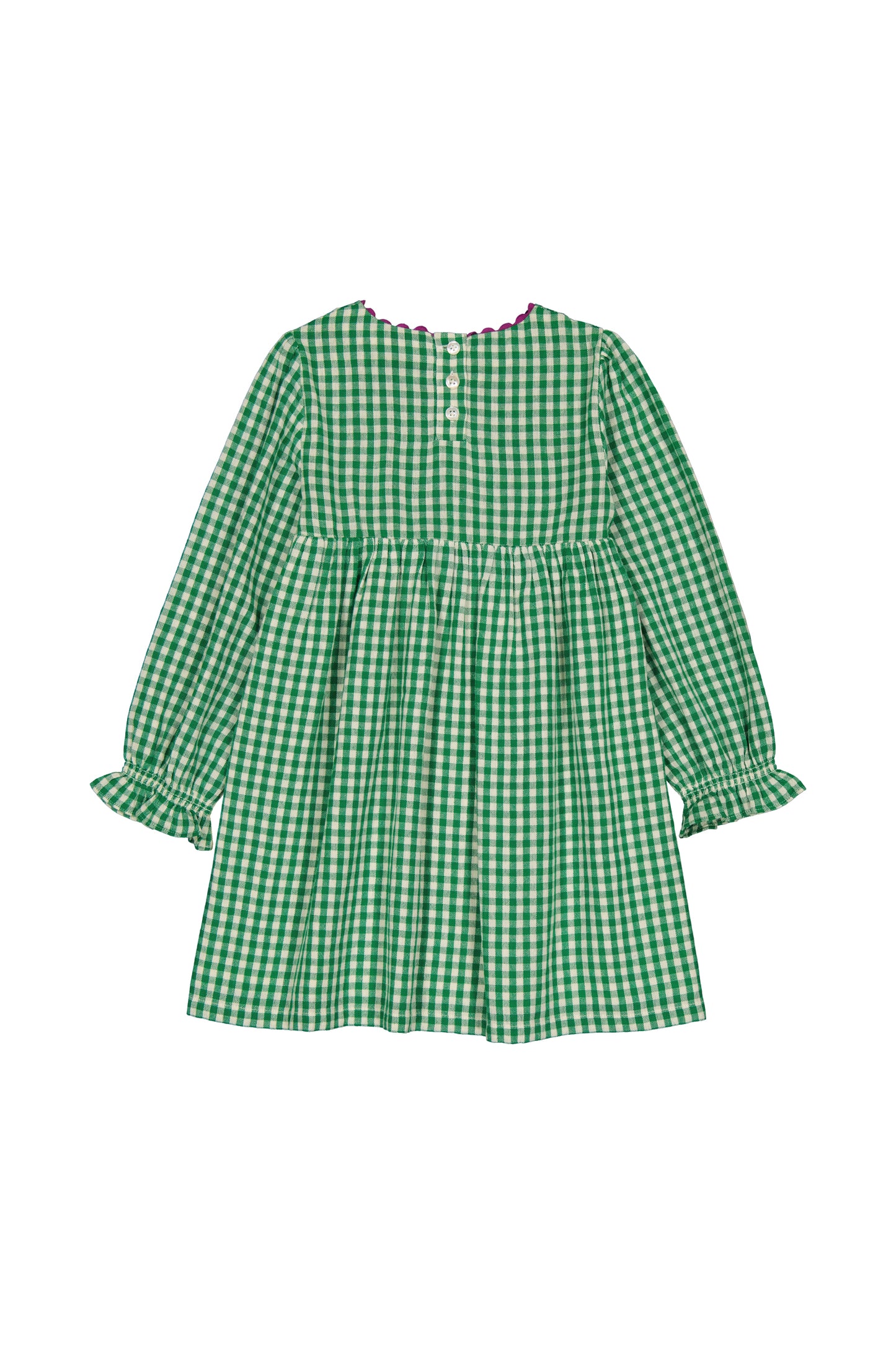 Hello Simone Malice Dress Gingham Green