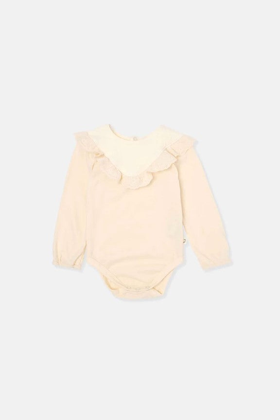 Organic Warm Flounced Baby Bodysuit